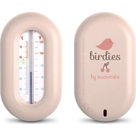 Suavinex Birdies Badethermometer Rosa ab Geburt
