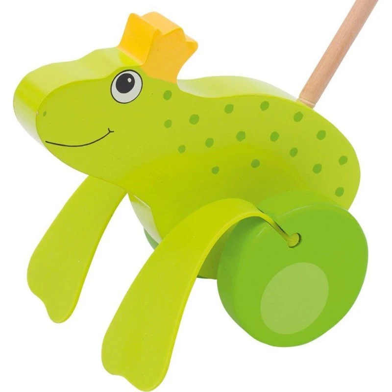 Goki Schiebetier Froschkönig mit Watschelfüßen