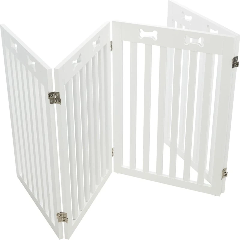 Trixie Absperrgitter weiß, 4-teilig, 60-160 cm