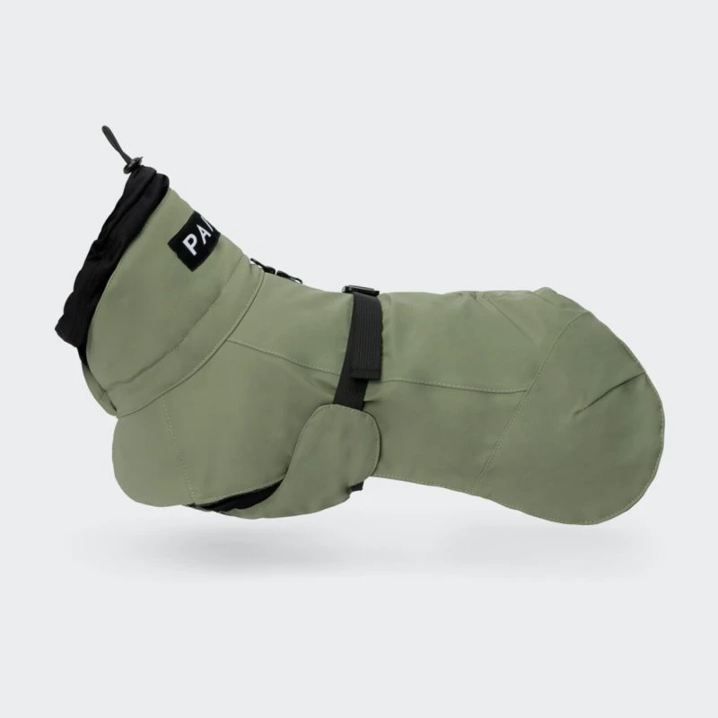Paikka Visibility Hundewintermantel Grün 40 cm