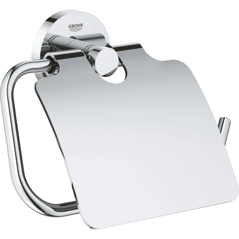 Grohe Essentials Papierrollenhalter mit Deckel, chrom, 44 mm