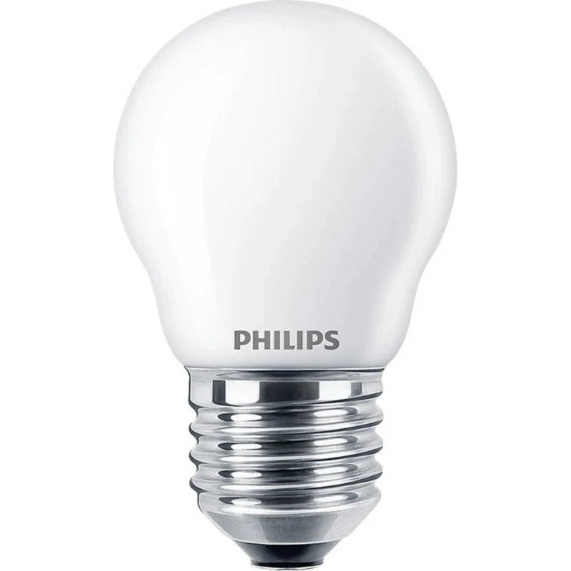 Philips LED Filament Tropfen P45 E27 4,3W warmweiß matt