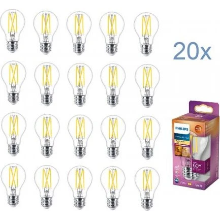 Philips LED Lampe E27 5,9W WarmGlow 2200-2700K