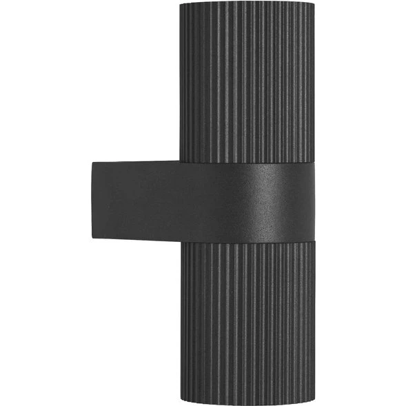 Nordlux Kyklop Ripple Wandleuchte GU10 IP54 Schwarz