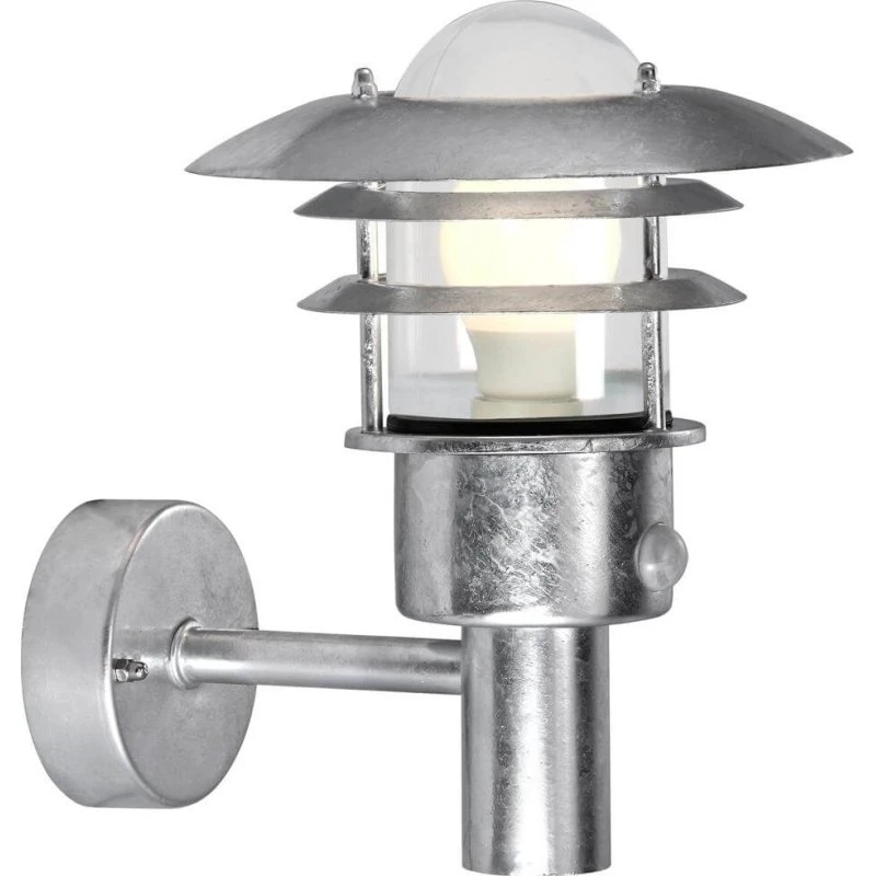 Nordlux Lønstrup 22 Wandleuchte E27 Sensor verzinkt IP44