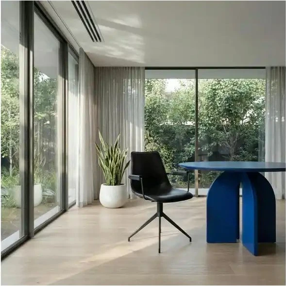 Furnhouse Isabel Drehstühle 2er Set, Kunstleder Schwarz