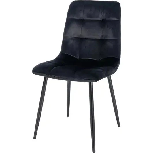 Tilde Esszimmerstuhl 4er Set schwarz Stoff