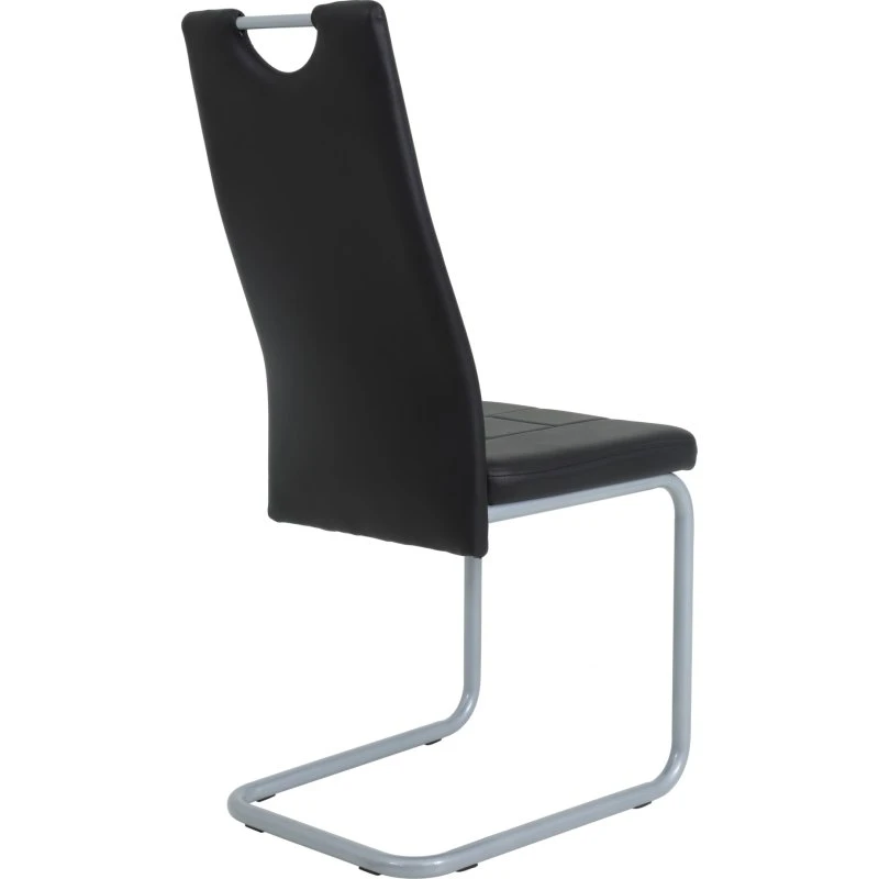 Katy Freischwinger-Stuhl 2er Set Schwarz