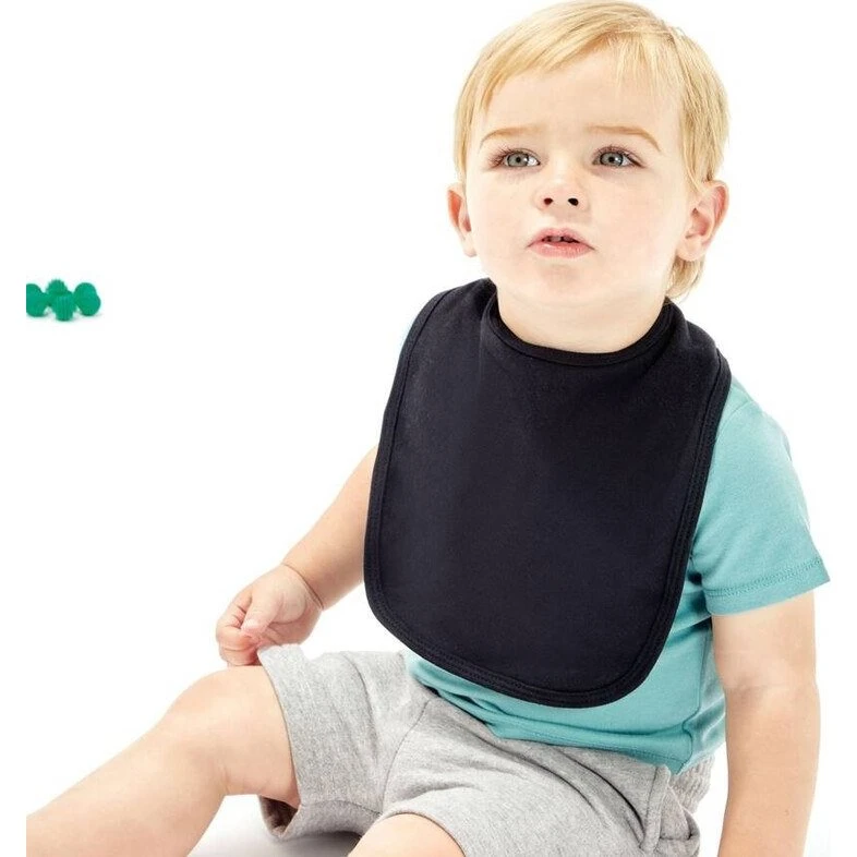 Babybugz Bio-Baumwolle Lätzchen Heather Grey Melange BZ12
