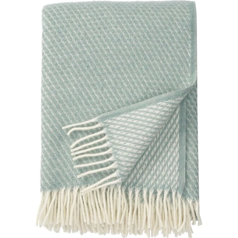 Klippan Wolldecke Velvet duck egg blue