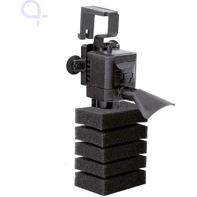 Aquael Pat mini Filter mit Babygarnelenschwamm