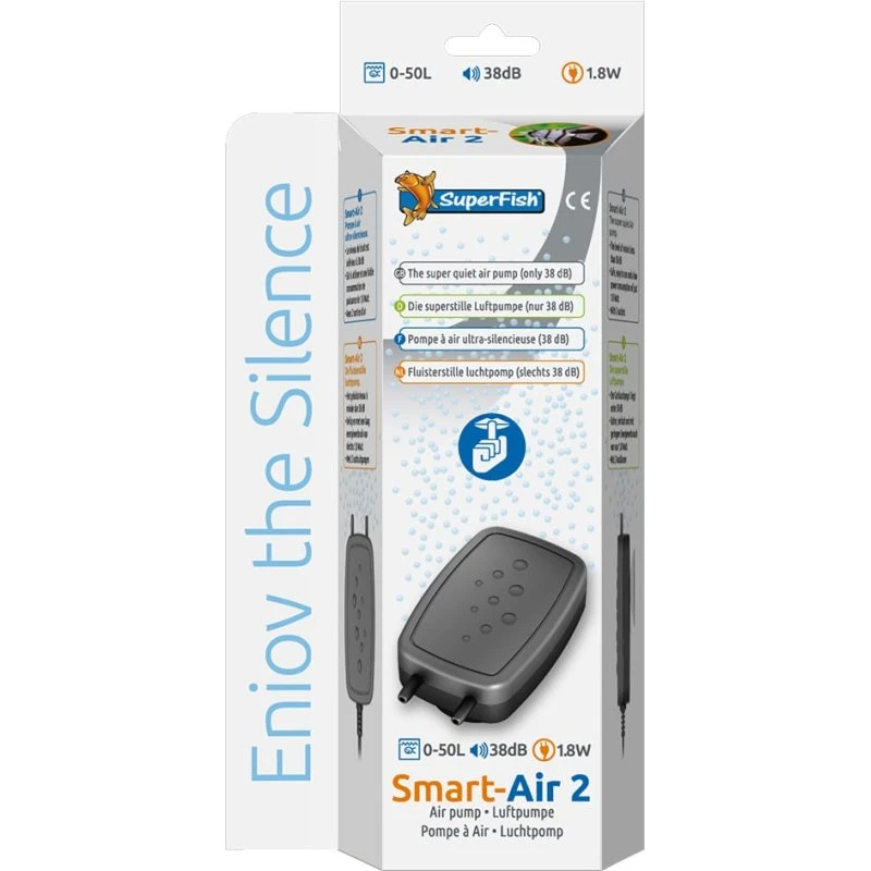 Superfish Smartair 2 – Leise Luftpumpe für große Aquarien