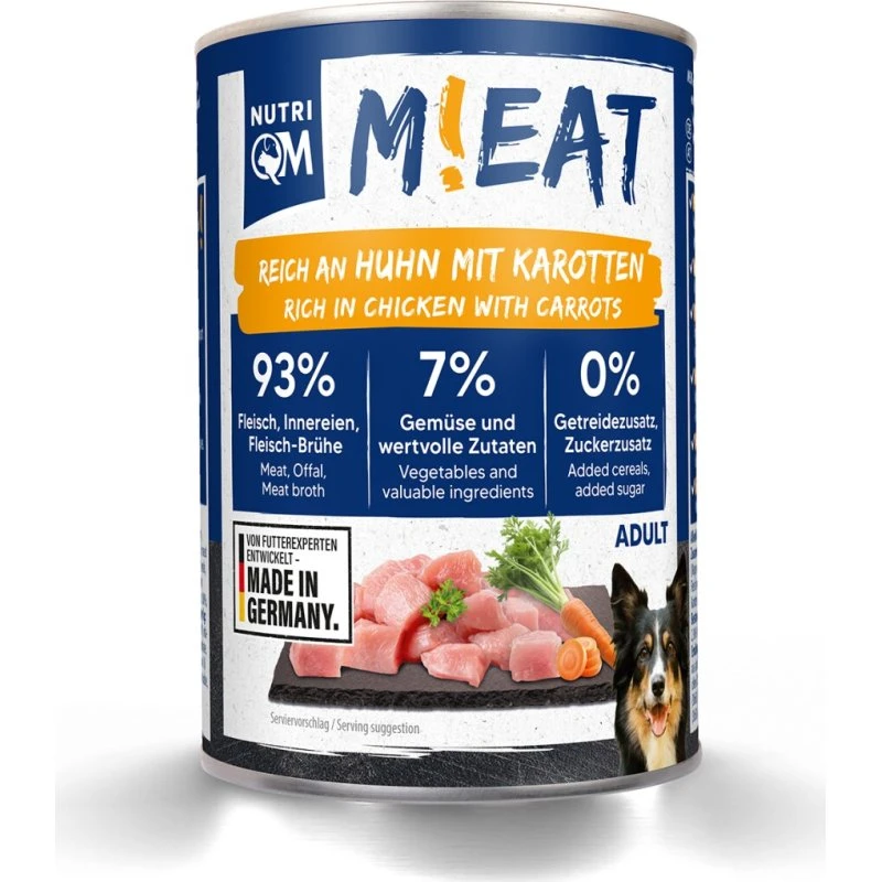 NutriQM M!EAT Huhn & Karotte 6x400g