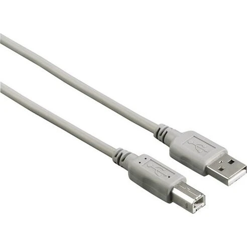 Hama USB 2.0 Kabel 1,3m Grau (A-B)