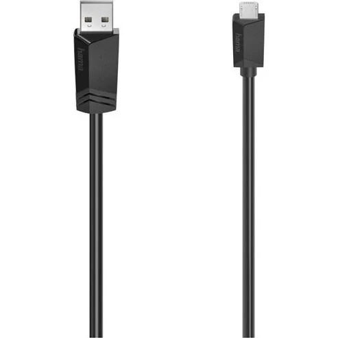 Hama 200609 Micro-USB-Kabel 3 m schwarz