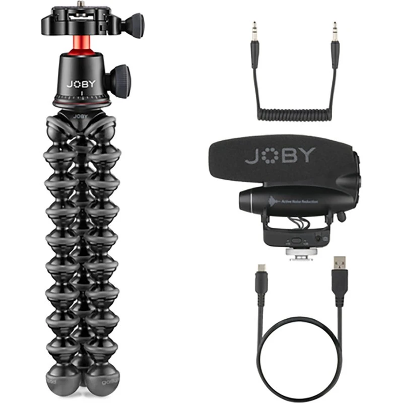 Joby GorillaPod PRO Vlogging-Kit mit Wavo PRO-Mikrofon