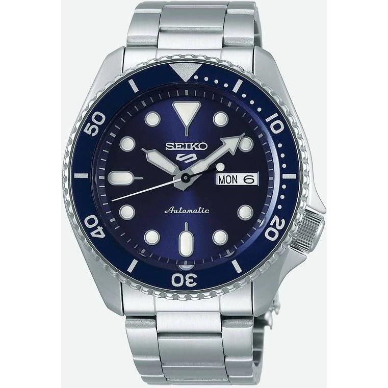 Seiko 5 Sports SRPD51K1 Herrenuhr silber/blau