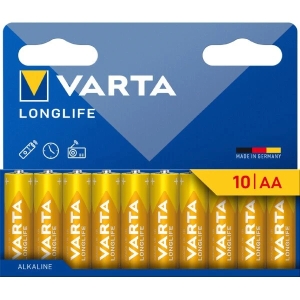 VARTA Alkaline LONGLIFE AA 10er