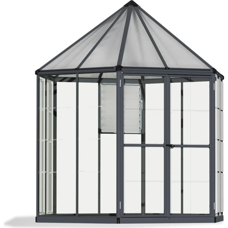 Palram Canopia Oasis 8 Alu Grau 247x213 cm