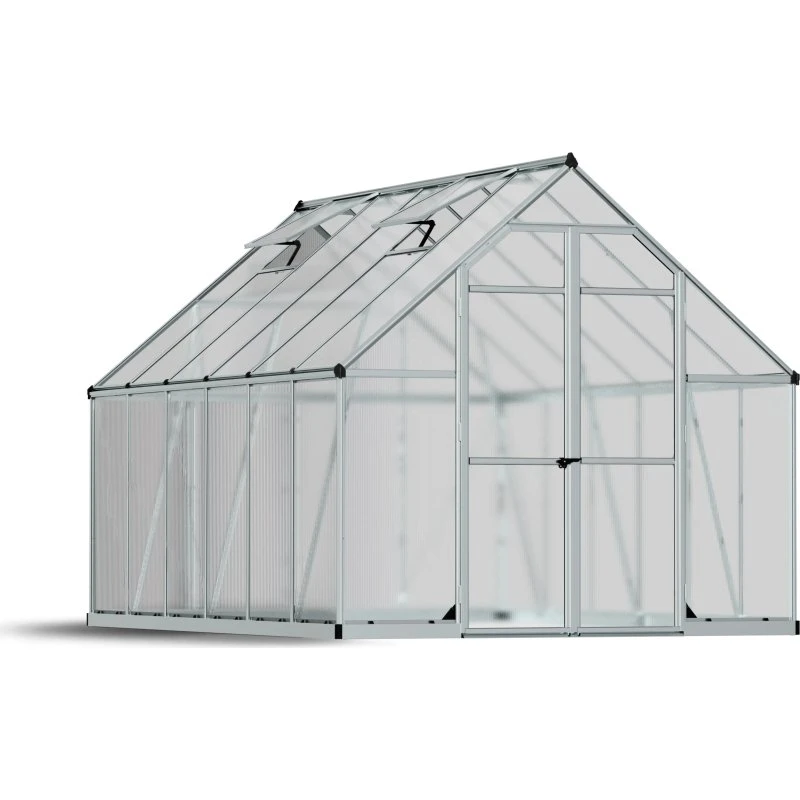 Canopia Essence Alu Gewächshaus 367x244 cm silber