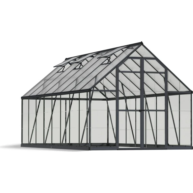 Canopia Balance Alu-Gewächshaus 487x244 cm grau