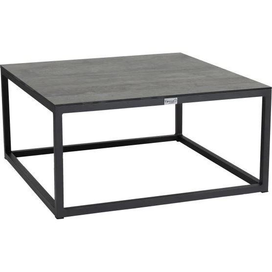 Tierra Outdoor Loungetisch Rio 80 cm Grau