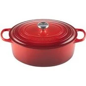 Le Creuset Cocotte oval 33 cm Kirschrot