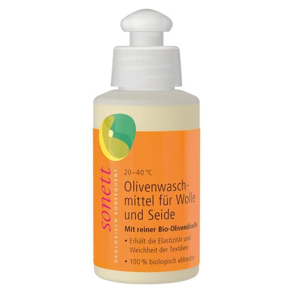 Sonett® Olivenwaschmittel für Wolle & Seide 120ml