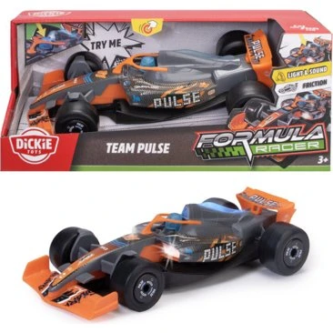 Dickie Formula Racer Team PULSE - Spielfahrzeug mit Licht & Sound