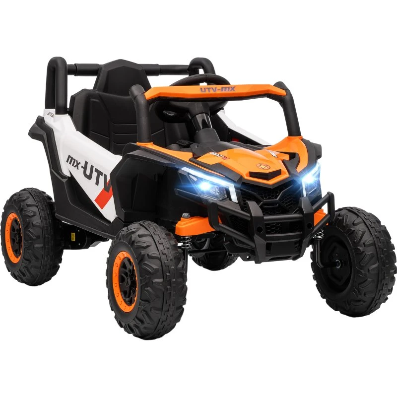 AIYAPLAY 12V Kinder-Elektroauto UTV mit Fernbedienung, Orange