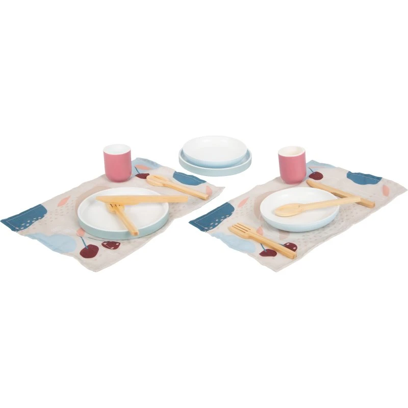 small foot Geschirr-Set Tasty 18-tlg. bunt für 2 Personen