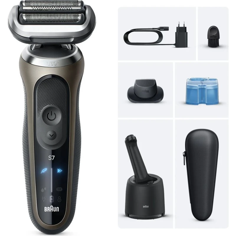 Braun Series 7 72-C7200cc Elektrorasierer (Gold, Wet&Dry)