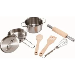 Hape Kochset für Küchenchefs 3137 ABV – Topfset aus Edelstahl