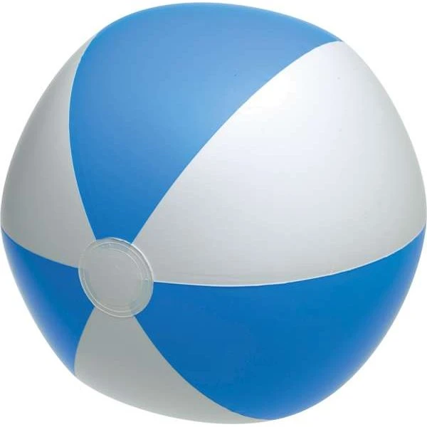 ATLANTIC Aufblasbarer Strandball 28 cm blau-weiß