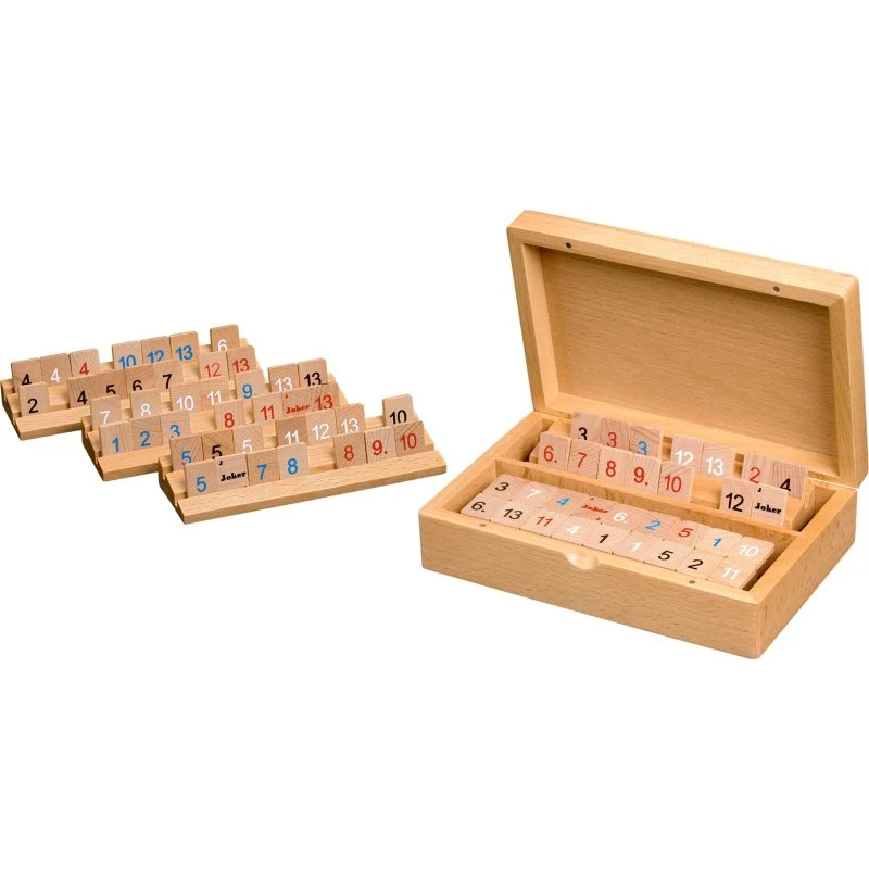 Philos Rummy Holzkassette klein Magnetverschluss