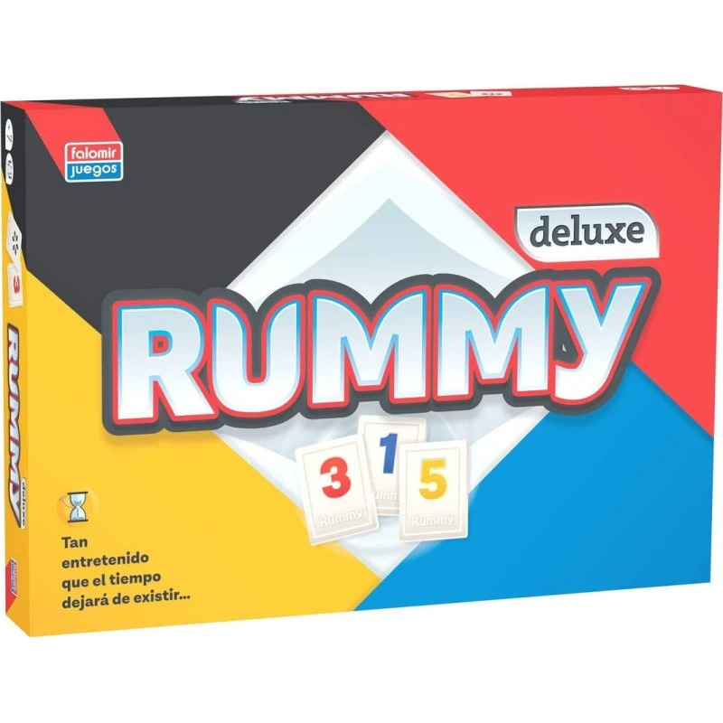 Falomir Deluxe Rummy Tischspiel, 9+ Jahre, 4 Spieler