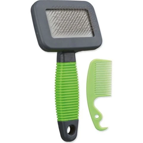 Trixie Softbürste für Nagetiere mit Reinigungskamm