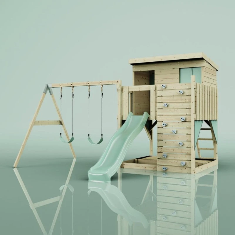 PolarPlay Spielturm Nils, 120 cm, Grau