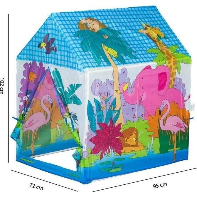 Zoo-Haus Kinderzelt – Farbenfrohes Spielzelt für drinnen und draußen