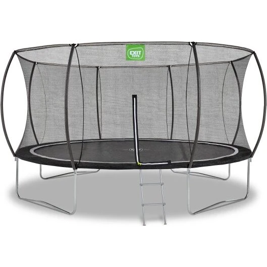 EXIT Black Edition Trampolin ø427 cm schwarz