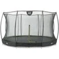EXIT Silhouette Trampolin 366 cm grün mit Sicherheitsnetz