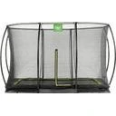 EXIT Silhouette Bodentrampolin 244x366 cm grün mit Netz