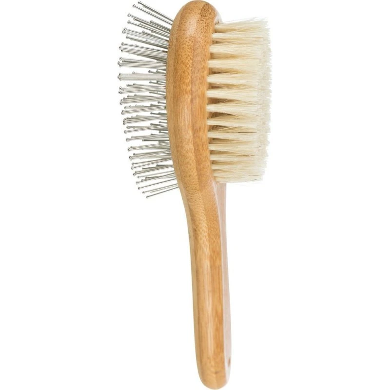 Trixie Doppel-Bürste Bambus 23020