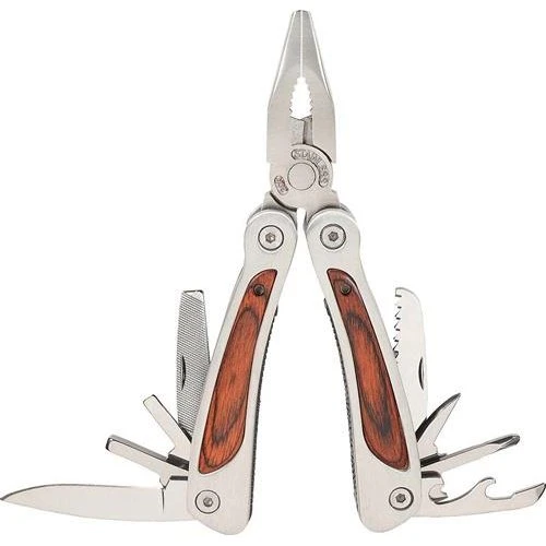 Herbertz Mini-Multitool mit Pakkaholz-Einlage