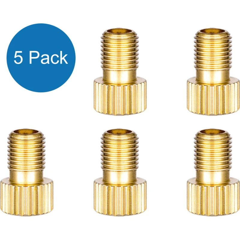 Presta auf Schrader Ventiladapter aus Messing