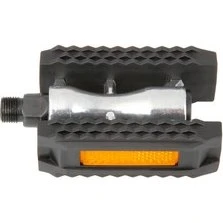 Messingschlager Blockpedal Fahrradpedale schwarz