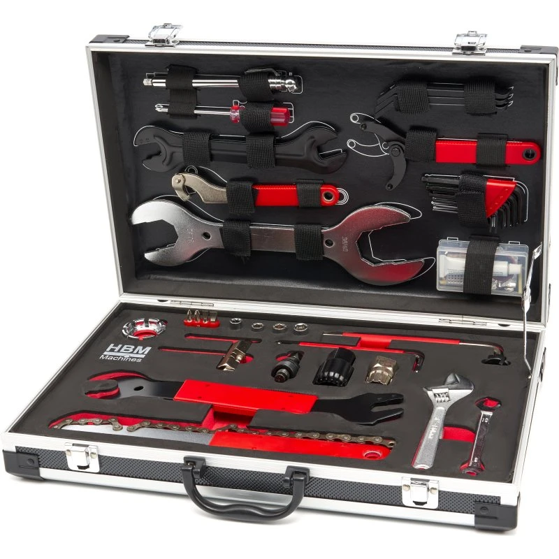 HBM 22-teiliger Fahrrad-Werkzeugsatz im Koffer