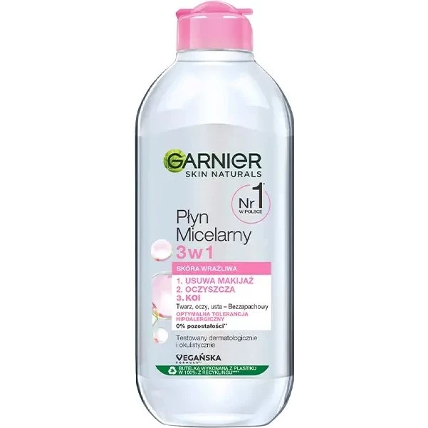 Garnier Skin Naturals 3in1 Micellwasser für empfindliche Haut 400 ml