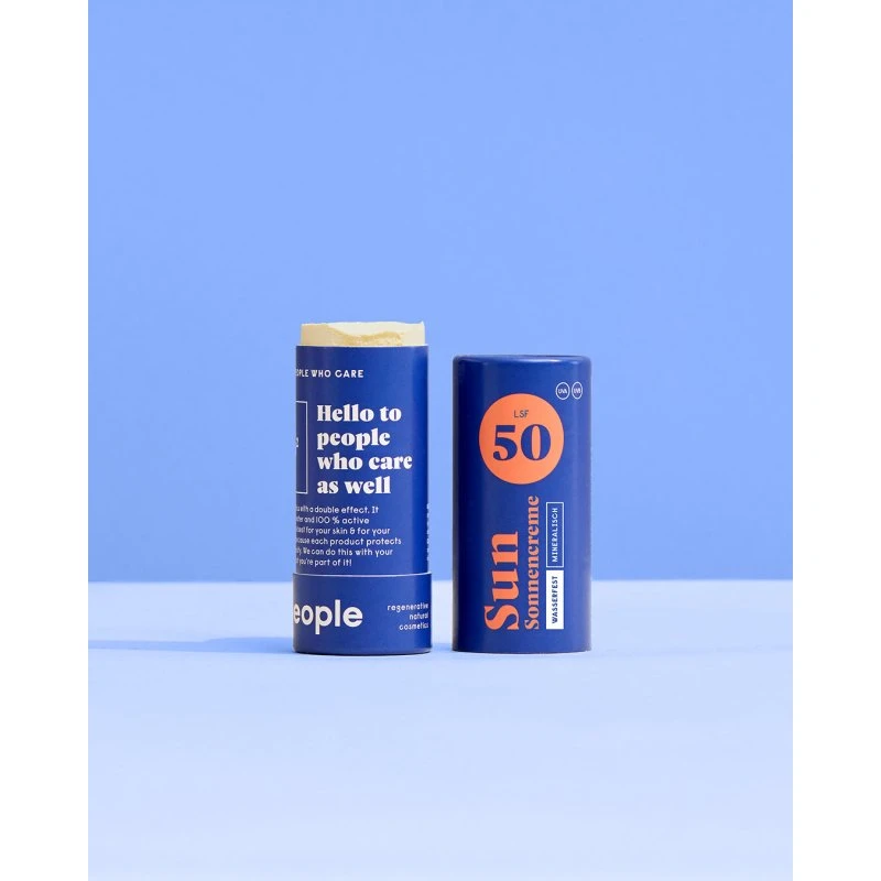 4peoplewhocare Feste Sonnencreme LSF 50, 40g