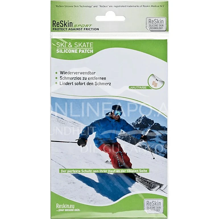 Reskin Sport Ski & Skate Silikonpflaster, 2 ST